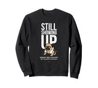 Still Showing Up Pug Felpa