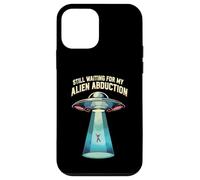 Still Waiting For My Alien Abduction UFO Funny Sci-Fi Custodia per iPhone 12 mini