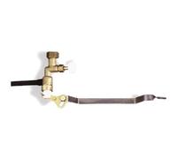 STILLA - Rubinetto A Galleggiante Dora C / arresto, Rubinetto A Galleggiante Tipo Silenzioso 3/8'' X Cassette Incasso Dora Con Astina Regolabile, Rubi