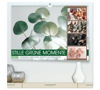 Stille Grüne Momente (hochwertiger Premium Wandkalender 2027 DIN A2 quer), Kunstdruck in Hochglanz: Ein minimalistischer Wandkalender mit stilvollen ... - ruhig, modern und zeitlos schön