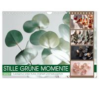 Stille Grüne Momente (Wandkalender 2027 DIN A4 quer), CALVENDO Monatskalender: Ein minimalistischer Wandkalender mit stilvollen Eukalyptus-Motiven, ... - ruhig, modern und zeitlos schön