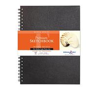Stillman & Birn Gamma Wirebound Sketchbook, Heavyweight 100lb, Ivory White, 50 Sheets, 9x12