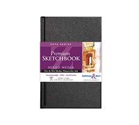 Stillman & Birn Zeta - Blocco da disegno con rilegatura rigida, peso massimo 81,6 kg, 25 fogli, 14 x 21 cm