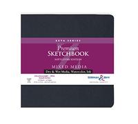 Stillman & Birn Zeta Series - Blocco da disegno, con copertina morbida, 19,1 x 19,1 cm, 270 g/m², carta bianca, superficie liscia