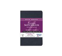 Stillman & Birn Zeta Series - Blocco da disegno con copertina morbida, 8,9 x 14 cm, 270 g/m² (extra pesante), carta bianca, superficie liscia