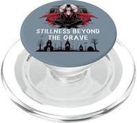 Stillness Beyond The Grave Citazione divertente Vampire Meditation PopSockets PopGrip per MagSafe