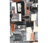 Stillness; IS08: Lined: Abstract Notebook A5 | Artist-Designed Monochrome Margins Based on Original Artwork | For Writing, Reflection & Creative Flow