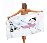 Stillshine. Telo Mare Grande Telo Bagno Microfibra Assorbente Asciugatura Rapida XL XXL, Asciugamano Tema Danza Classica Ragazze Bambini Giovani Coperte Uomo (Colore1,150x200cm)