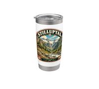 Stilluptal Austria Vintage Alpi Austriache Viaggio Bicchiere termico in acciaio inox doppia parete