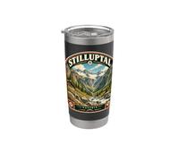 Stilluptal Austria Vintage Alpi Austriache Viaggio Bicchiere termico in acciaio inox doppia parete