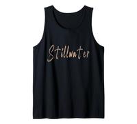 Stillwater Oklahoma Design Vintage Elegante Canotta
