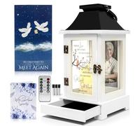 STILLWIND Lanterna commemorativa con cassetto per ricordi, regalo di condoglianze per la perdita della persona cara, regali commemorativi, regali per lutto, regali funebri, regali per donne e uomini
