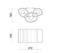 Applique Stilnovo Honey Piccolo Bianco