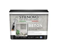 STILNOVO Cemento di Alta Qualità per Decorazione Pareti, Piastrelle, Controsoffitti e Mobili - Effetto Cemento, Grigio Chiaro, 6 kg