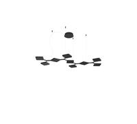 Stilnovo Quad Lampadario Linear Nero