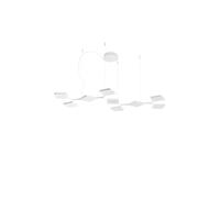 Stilnovo Quad Lampadario Lineare Bianco