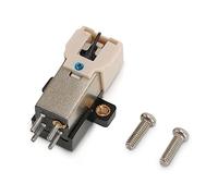 Stilo a Cartuccia Magnetica, Testina Magnetica Mobile con Suono Stereo MM per Giradischi, Stilo per Giradischi in Vinile Elettromagnetico Professionale in ABS per Giradischi Cartri