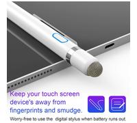 Stilo a punta fine sensibile e preciso, sensazione di disegno e scrittura realistica sui tuoi dispositivi touchscreen preferiti, design ricaricabile