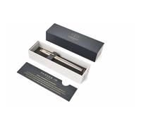 Stilo a sfera - PARKER - IM - Metallo spazzolato - Attributi dorati - Ricarica nera punta fine