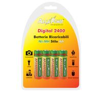 STILO AA RICARICABILE PRECARICATA 2000MAH - BLISTER 4 BATTERIE AP2400AAH-C4-ALC202121 ALCAPOWER