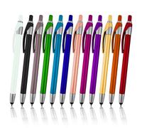 Stilo con penna a sfera per iPad Mini, iPad 2/3, nuovo iPad, iPhone 5 4S 4 3 Gs, iPod Touch, Motorola Xoom, xyboard, Droid, Samsung Galaxy, Asus 24 Pack Assortito