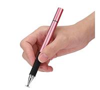 Stilo con Punta in Tessuto Nero/Oro Rosa/Rosa/Argento, Stilo Tattile, Penna Stilo a Ventosa per Disegnare per Dipingere (Rosa)
