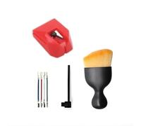 Stilo di ricambio AT-VMN95E compatibile con Audio-Technica AT-LP120X-USB e più cartucce della serie VMN95 tra cui VMN95C VMN95EN VMN95ML (rosso)