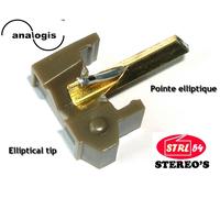 Stilo Diamante Ellittico N44E per SHURE M44E N44EM M55E N55E N55EM DUAL DN305