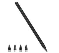 stilo iPad 1.7mm Precisione - Adsorbimento Magnetico, Rifiuto del Palmo e 4 Punte di Ricambio per iPad 6-11, Air, Pro, Mini, Carica Rapida Type-C e 9h Autonomia