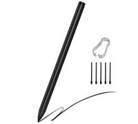 Stilo magnetico EMR compatibile con 2 penne con gomma digitale per notevole 2/1/Kindle Scribe, livelli di pressione 4096, supporto inclinazione, Palm Rejection e 5 punte, nero