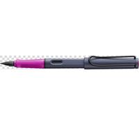 Lamy safari pink cliff - Stilografica con impugnatura ergonomica e pennino in acciaio lucido misura M - ideale per la scrittura e la calligrafia - cartuccia T 10 blue inclusa - destrimani