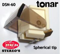 Stilo Tonar per Denon DSN60/DL60 DL65 DSN65 Nippon Columbia Punta Sferica