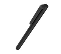 Stilo touch screen universale Punta morbida Formato compatto Clip integrato nero