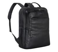 STILORD "Abel" Slim Business Backpack Uomini e donne Zaino in pelle per laptop da 15,6 pollici Zaino Daypack Vintage in vera pelle Colore:nero