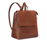 STILORD "Anisa Zaino Piccolo Donna Pelle - Elegante Sacca Zaino Vera Pelle Daypack Compatto con Scomparti Zainetto Casual per Città Lavoro e tempo Libero Colore:sila - marrone