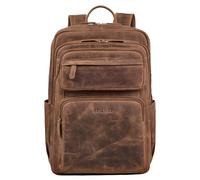 STILORD 'Astoria' Zaino in Pelle per Lavoro e Studente Zaino Porta Computer Laptop 17 Pollici Vintage Uomo Donna, Colore:marrone medio