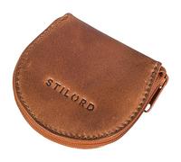 STILORD 'Benji' Portafoglio Piccolo Pelle per Uomo Donna Vintage Portamonete Slim Wallet Mini Porta Tessere Porta Chiavi in Pelle, Colore:cognac lucente