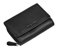 STILORD "Beverly Portafoglio Donna Pelle Medio con Blocco RFID Portamonete Cuoio Autentico con 13 Scomparti Portafogli Cerniera Porta Carte di Credito con Scatola Regalo Colore:nero