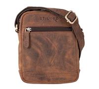 STILORD 'Björn' Borsello Uomo a Mano in Pelle Borsa a Tracolla Piccola Borsa Messenger Borsa Monospalla Mini Bag in Cuoio Genuino, Colore:colorado - marrone