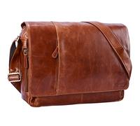 STILORD Borsa da studente insegnante professoressa in pelle vintage Borsa a tracolla per PC da 15,6 pollici con imbottitura Messenger da lavoro per università ed ufficio