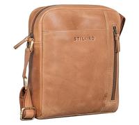 STILORD 'Clint' Borsa Tracolla Uomo Piccola Pelle Borsa Tablet Portare giro borsa uomo vera pelle portare in giro, Colore:taranto - marrone