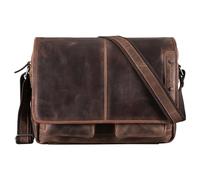 STILORD “Curtis” Borsa Messenger in Pelle Professionale Cartella Insegnanti Portadocumenti Donna Uomo Capiente da Lavoro Colore:veleta - marrone