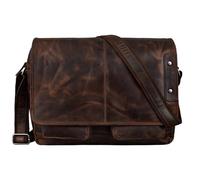 STILORD “Curtis” Borsa Messenger in Pelle Professionale Cartella Insegnanti Portadocumenti Donna Uomo Capiente da Lavoro Colore:zamora - marrone