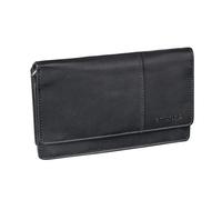 STILORD 'Darla' Borsa a Tracolla Pelle 3-in-1 con Portafoglio Donna Portamonete Grande con 9 Scomparti per carte Protezione RFID Portafoglio per Cellulare Cuoio Autentico, Colore:nero