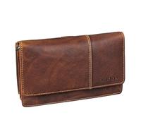 STILORD 'Darla' Borsa a Tracolla Pelle 3-in-1 con Portafoglio Donna Portamonete Grande con 9 Scomparti per carte Protezione RFID Portafoglio per Cellulare Cuoio Autentico, Colore:salerno - marrone