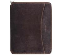 STILORD “Dexter” Cartelle A4 in Pelle Borsa per Tablet Custodia Rigida per un MacBook da 13,3 pollici con Cerniera Zip Portadocumenti vintage Colore:ossidiana nero