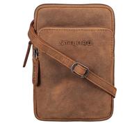 STILORD 'Elin' Borsa per Cellulare a Tracolla Pelle Borsello da Petto Piccola Borsa Crossbody per Uomo Donna Vintage Borsa da Petto Porta Carte Vero Cuoio, Colore:tan marrone - scuro