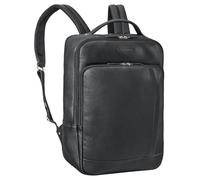 STILORD 'Emmanuel' ' Zaino Business Grande in Vera Pelle per Uomo e Donna - Porta PC 15.6-16 Pollici, Vintage per Ufficio, Università, Viaggio e Lavoro, Colore:nero