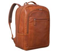 STILORD 'Erikson' Zaino in pelle grande zaino per laptop da 17 pollici XL borsa da lavoro con sistema per trolley vintage in vera pelle, Maraska - Marrone, XL, Zaino