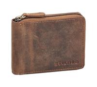 STILORD 'Ernie' Piccolo Portafoglio Uomo Slim - Sottile Portafoglio Donna Pelle Autentica Borsellino Cuoio - Spazioso Portamonete con Porta Tessere Blocco RFID & NFC, Colore:marrone medio